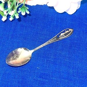Vintage Enco Sterling Little White House & Warm Springs Georgia Souvenir Spoon